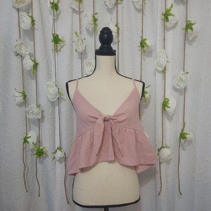 Strappy Pink Crop Top US Medium/Size 6 NWT